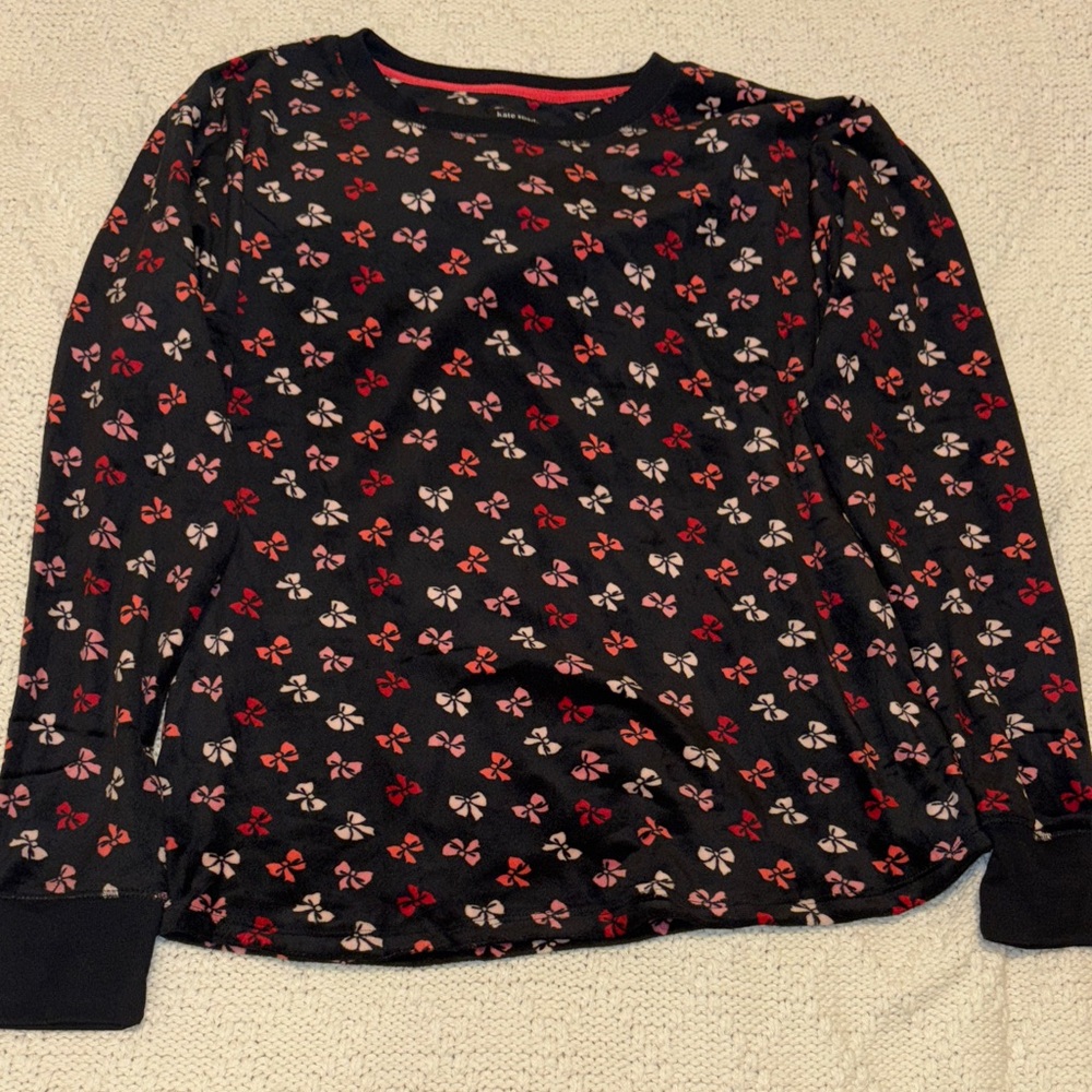Kate Spade PJ Top with Bow Pattern